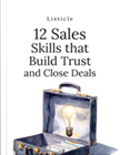 eBook Cover - 12 Subtle Sales Skills That Build Trust and Close Deals